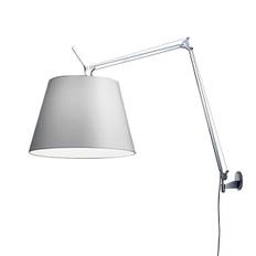 Tolomeo Mega Væg Ø42 Alu/Grå Silke