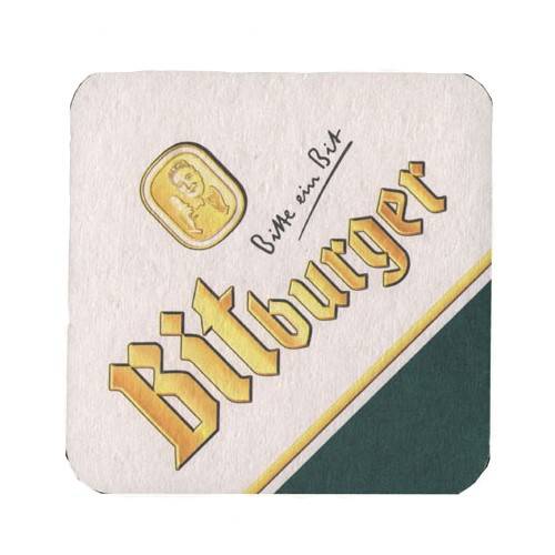 Ölunderlägg Bitburger 6-pack
