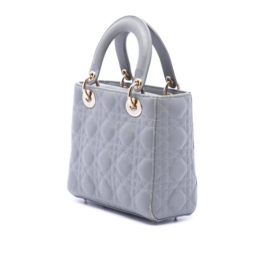Dior Vintage Dior Lady Dior L 17cm x W 20cm x D 8.50cm - Håndtasker hos Magasin.