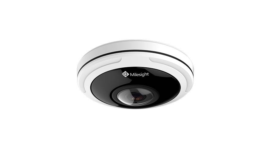 Milesight AI Panorama Fisheye IP kamera, 360° 8MP/4K