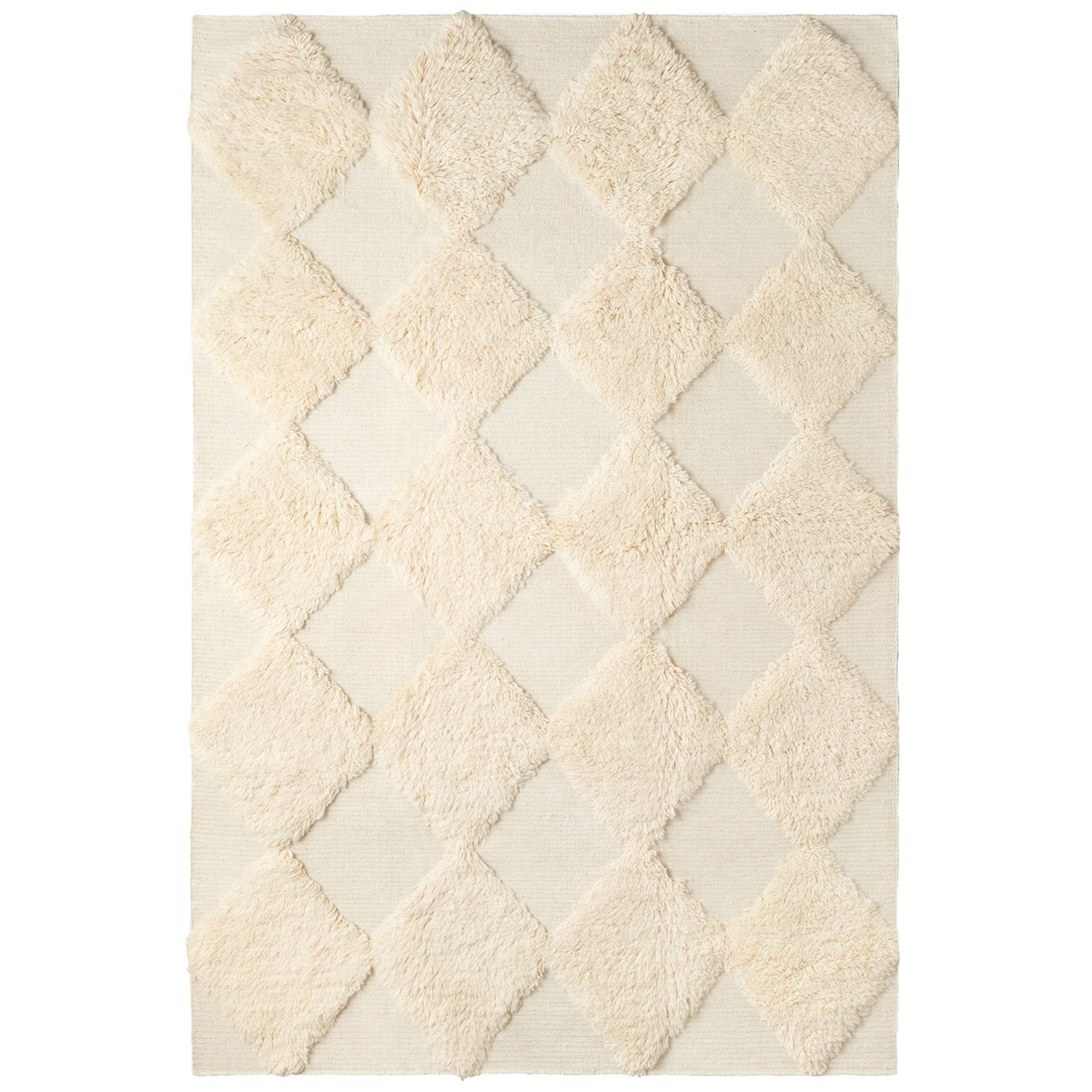 Dusty Deco - DD Chess Rug Off White 300 X 400 - Mønstrede tæpper - Edin & Lina Kjellvertz - Hvid