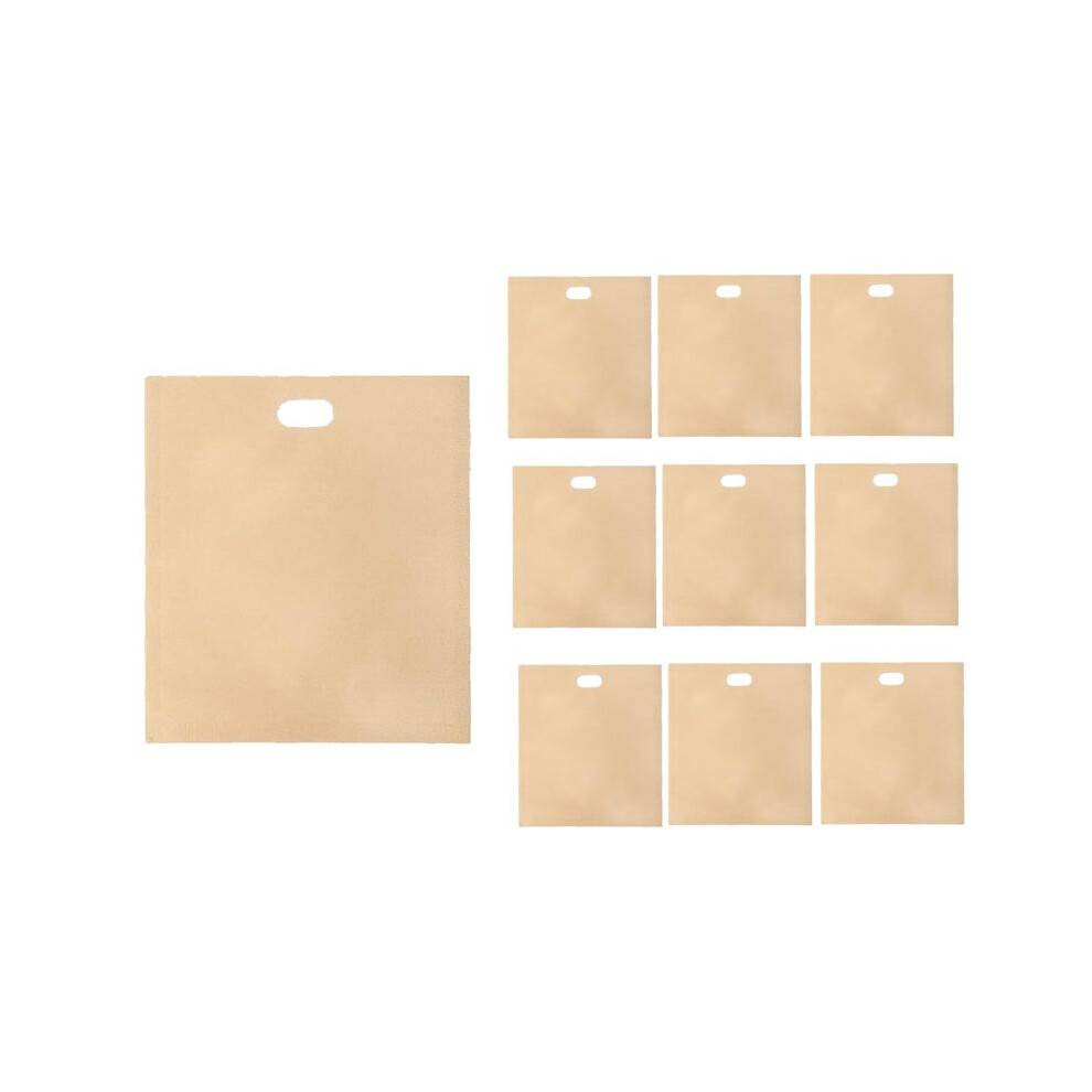 Reusable Toaster Bags Non-Stick Toasted Sandwich Bags, Plastic Bag for Sandwiches Easy to Open, Toastie Bags 10Pcs B