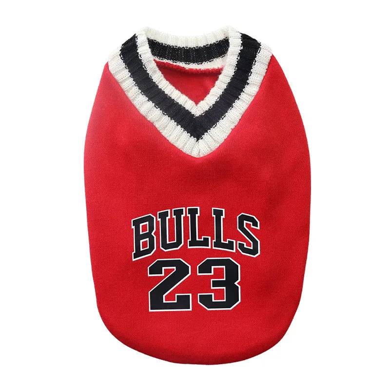 College Style Dog Sweater - Red / M (M)