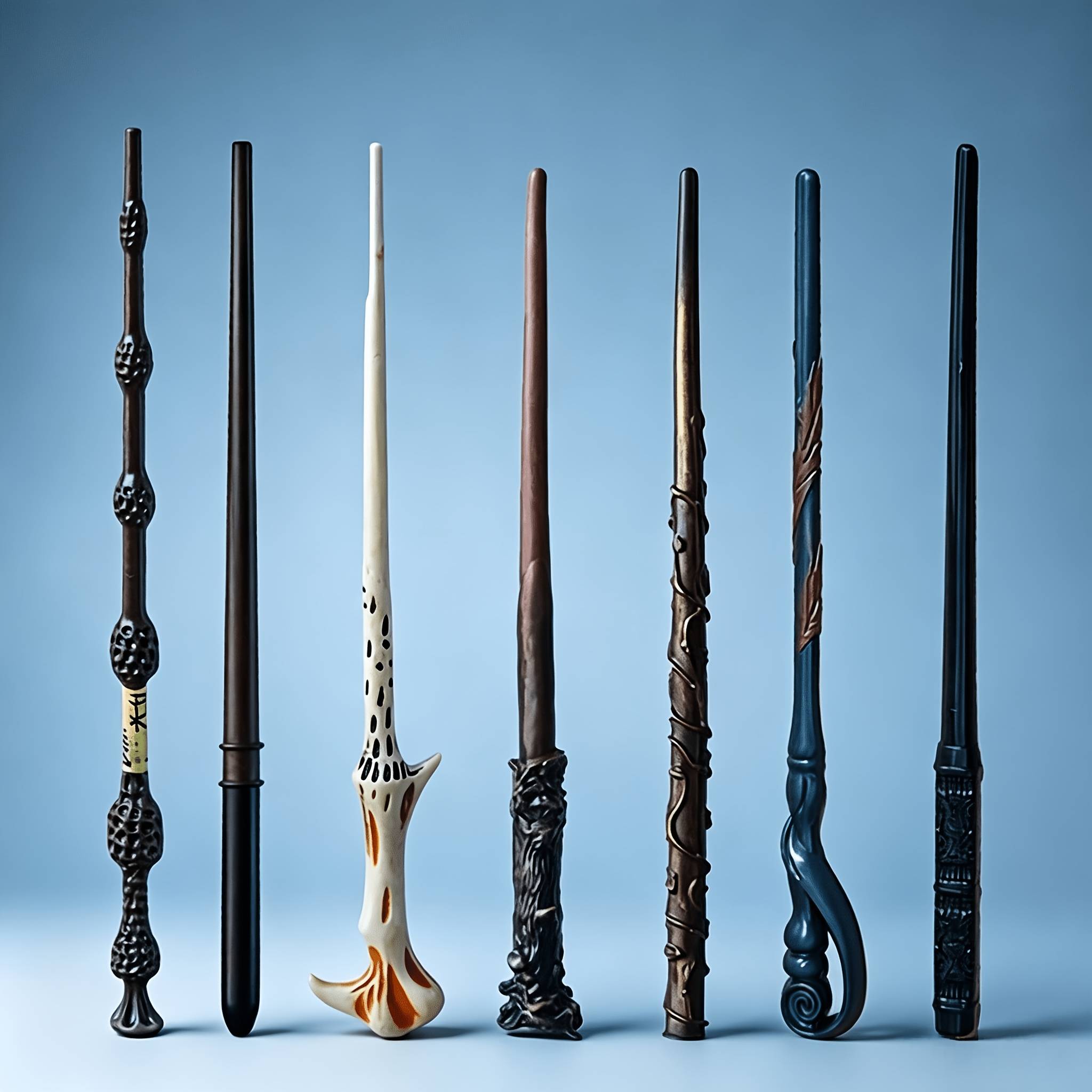 7pcs Harry Potter Halloween Costume Wands, Exquisite Wizard Wands Suitable For Christmas, Halloween, Birthday Party Decorations, Cosplay, And Gift Collections