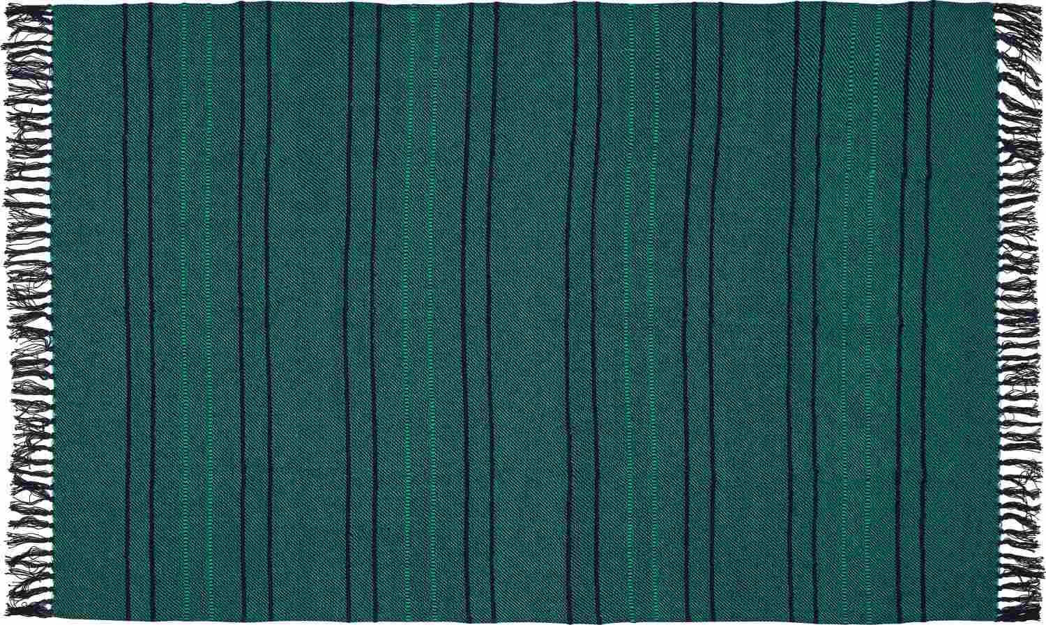 Hübsch Tap Plaid 140x200 cm, Grøn