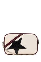 Golden Goose Deluxe Brand Mini Star Crossbody Bag — Beige