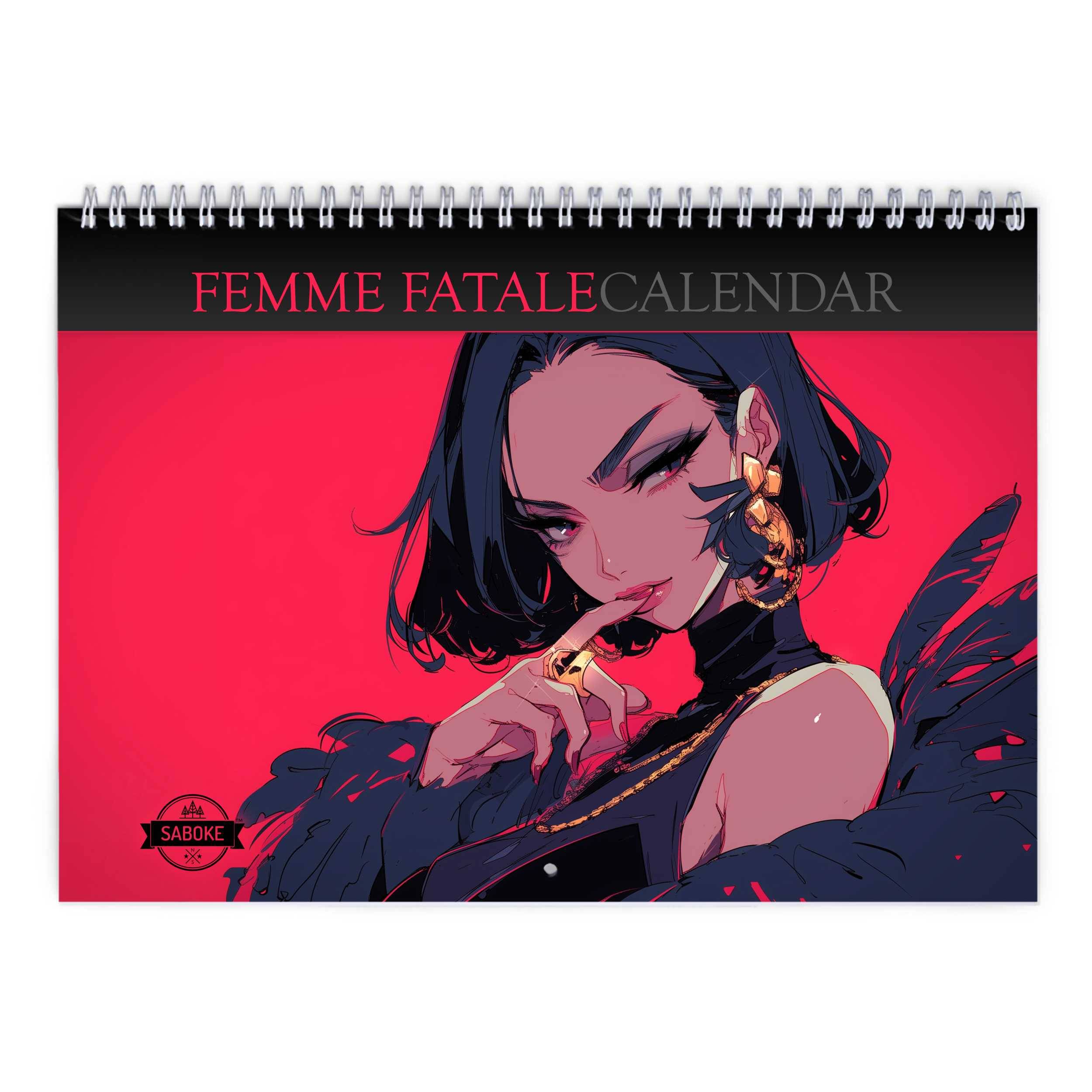 Femme Fatale 2026 Vægkalender.