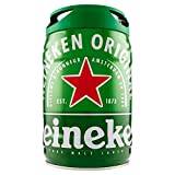 Heineken Pils Bier (1 x 5 l Fass) - Draught Keg Bier-Fass mit Zapfhahn, 5% Alkoholgehalt, 100% natürliche Zutaten, erfrischend milder Geschmack