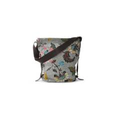 Handväska Shoulder Bag Flower Linen