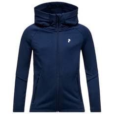 Peak Performance Kid's Rider Essentials Zip Hood Fleecejacka Barn Storlek 170 Färg blå