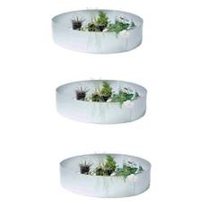 3-pack Odlingskrage zink rund 60cm