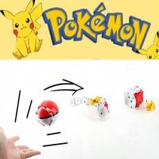 Pokémon Överraskningsflipping Pet Ball med Pikachu Squirtle Rolig samlarleksak för fans Perfekt för spelpresenter och samlingar - Multifärgad (K,Y,Z,S,F,U,A,O,D,L,T,G,Q,B,P,X,I,J,M,R,E,V,C,W,H,N)
