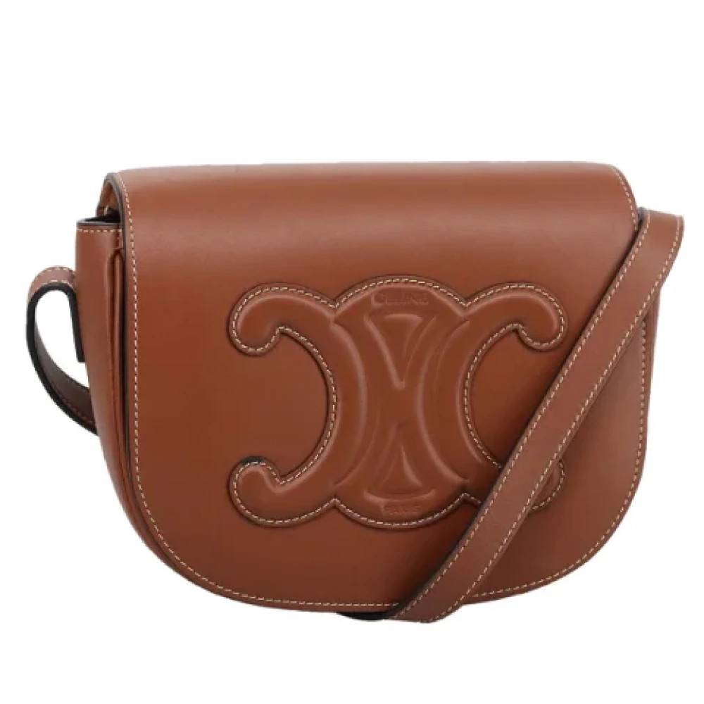 Celine Vintage Pre-owned Laeder celine-tasker - Vintage - Dame - Brun - ONE SIZE - Uld
