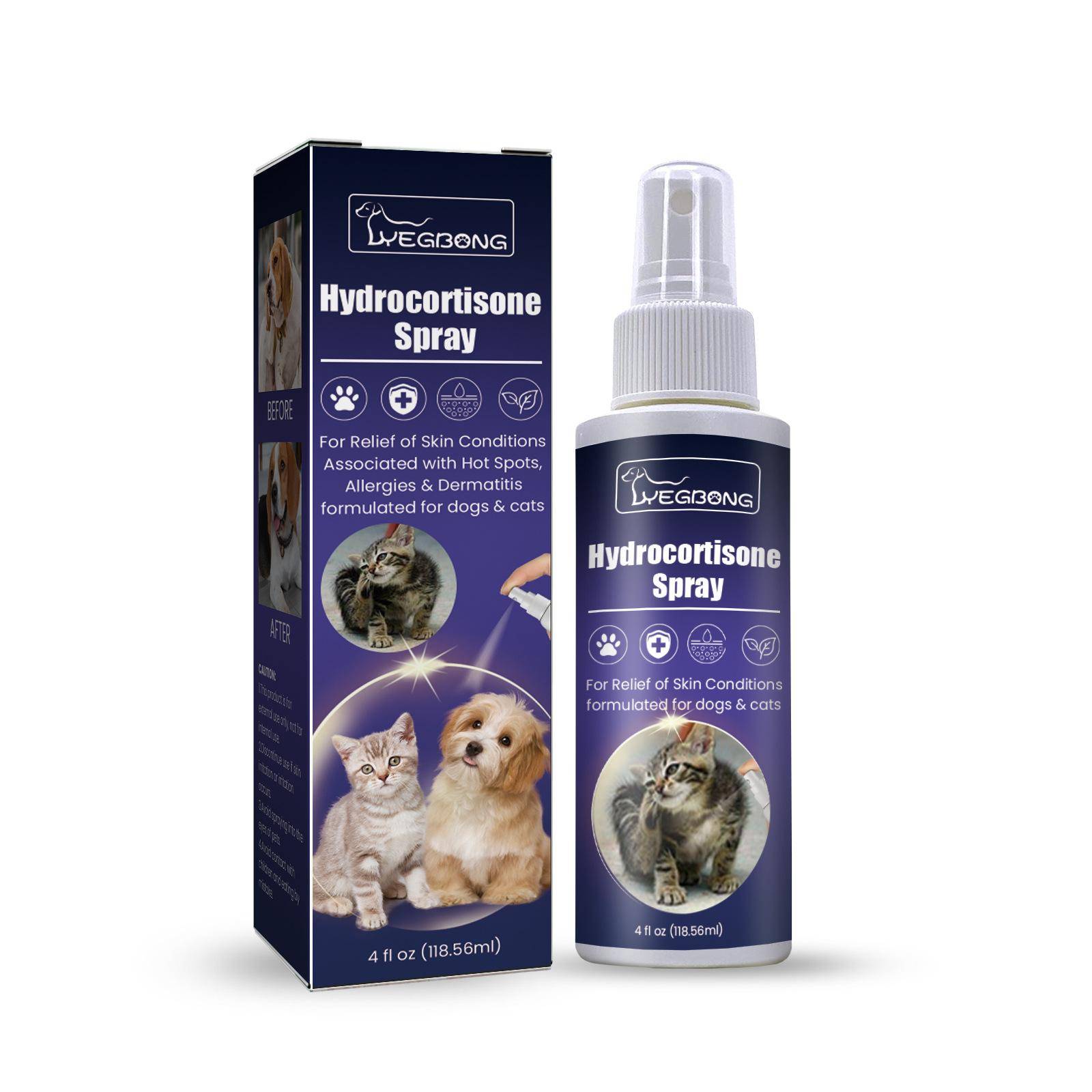 Yegbong Hot Spot Relief Spray Bästa hundschampo för klåda och hudåkommor Cruelty Free Klådstillande för hundar