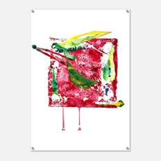 Acrylic Print 50x70cm (Imperial) | Bird with Grain - Joyful Design
