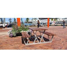 Eden Wood Wix EW 50014-6 Picknickbord Brun
