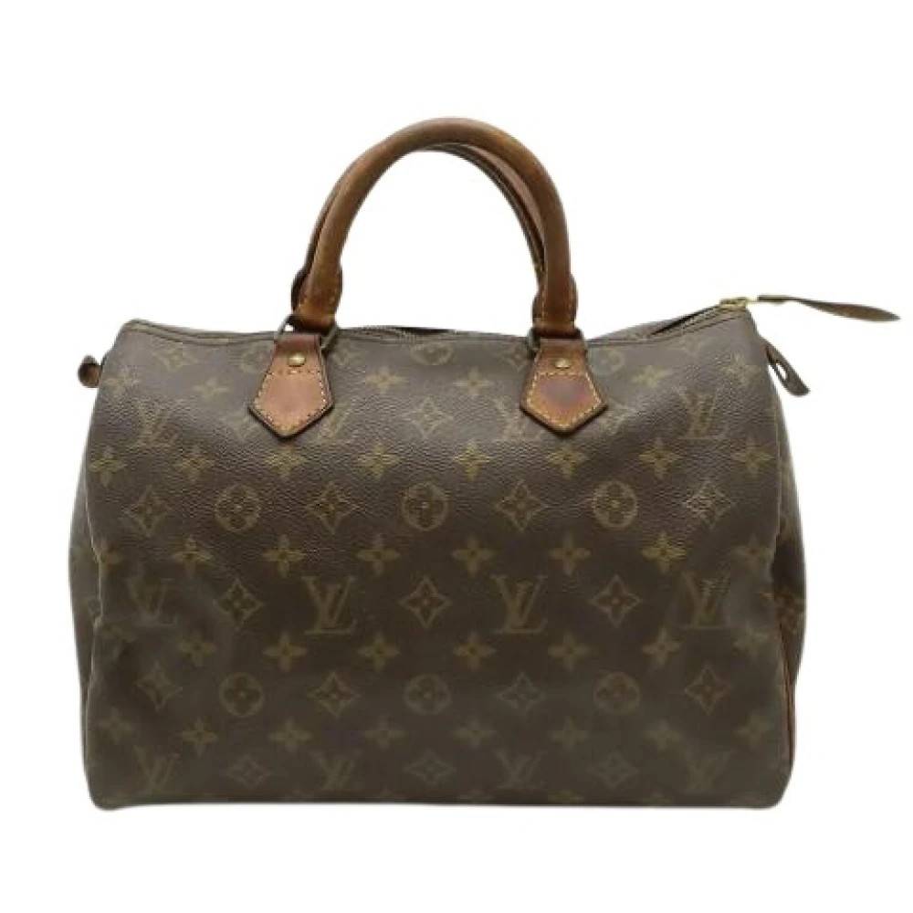 Louis Vuitton Vintage Pre-owned Monogram Canvas Håndtaske - Vintage - Dame - Brun - ONE SIZE -