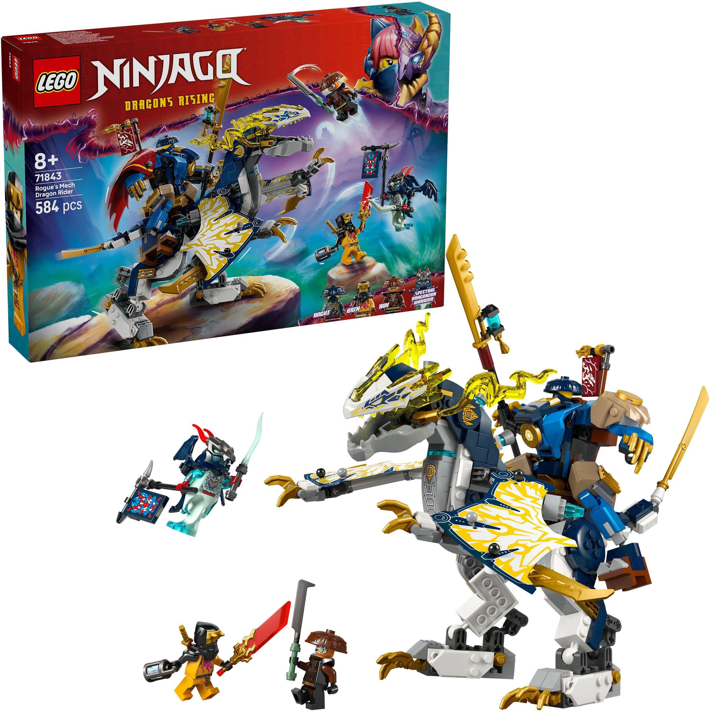 Lego Lego® Ninjago® Rogue’s Mech Dragon Rider Ninja Toy 71843