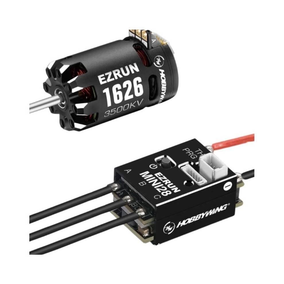 EzRun 30A ESC with 1626 Brushless Motor 3500KV 2S Lipo for 1/28 GL RC Car