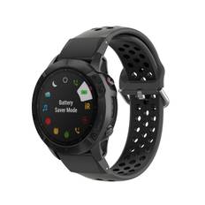 Silikonearmbånd Sport Garmin Fenix 7X sort