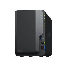 Synology DS223 2-Bay Diskstation NAS (Realtek RTD1619B Quad-Core 2GB Ram 1xRJ-45 1GbE LAN-Port) Bundle mit 2 x 6TB WD RED Plus HDD WD60EFZX - 68B3FN0