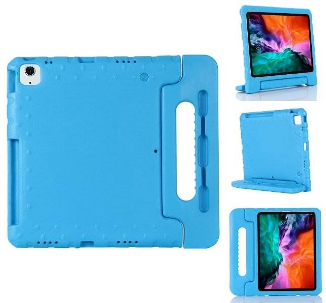 iPad Air 11 2024 / 2025 Cover til børn i blå EVA med håndtag og stander