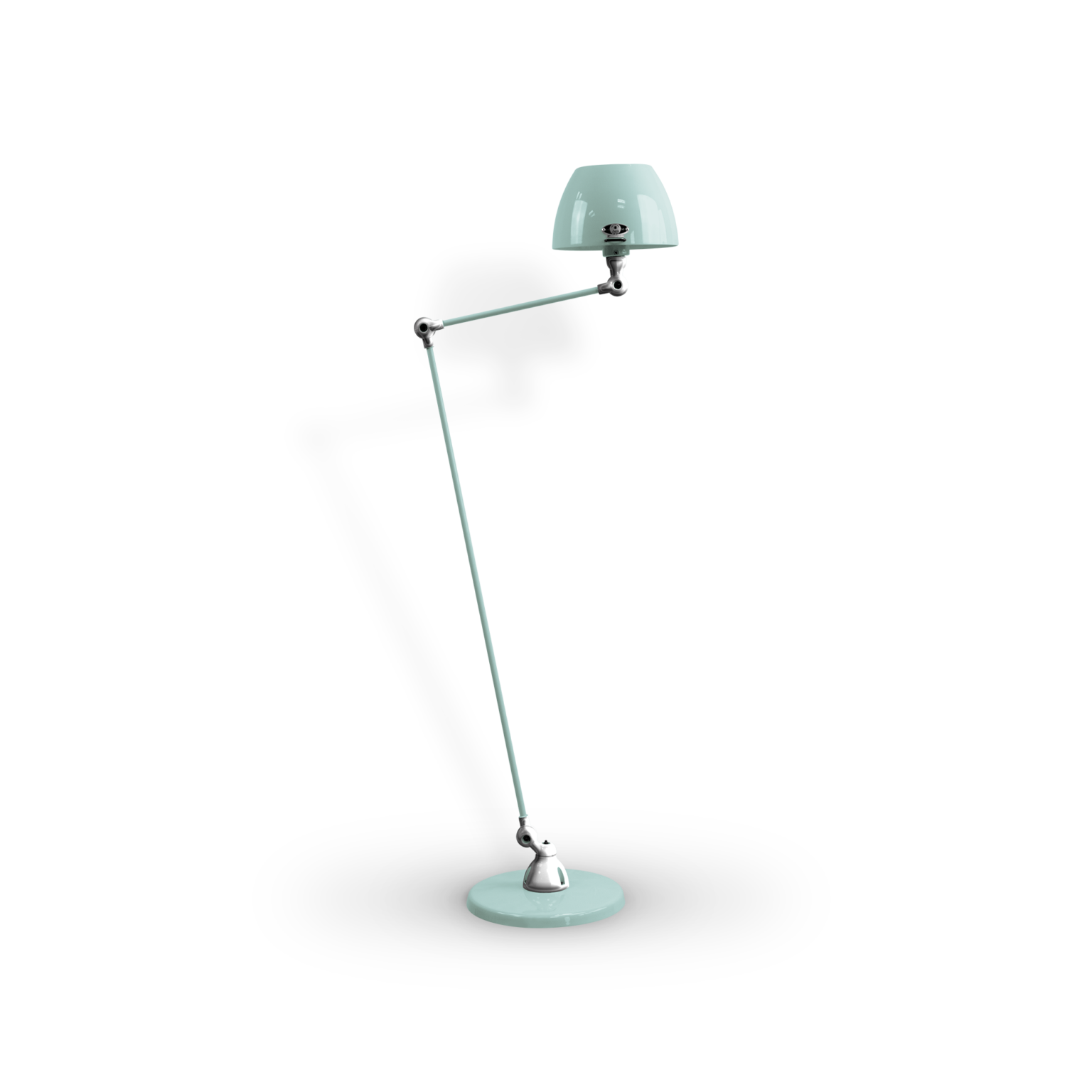 Aicler AIC833 gulvlampe fra Jieldé - Vespa green / Poleret/blank