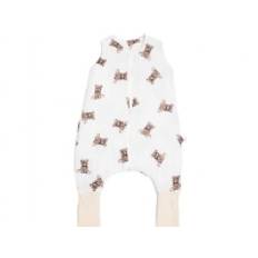 PULP BAMBOO Muslin-sovepose sommer med ben -Bjørne 0,5 TOG fra 1 år til 2,5 år