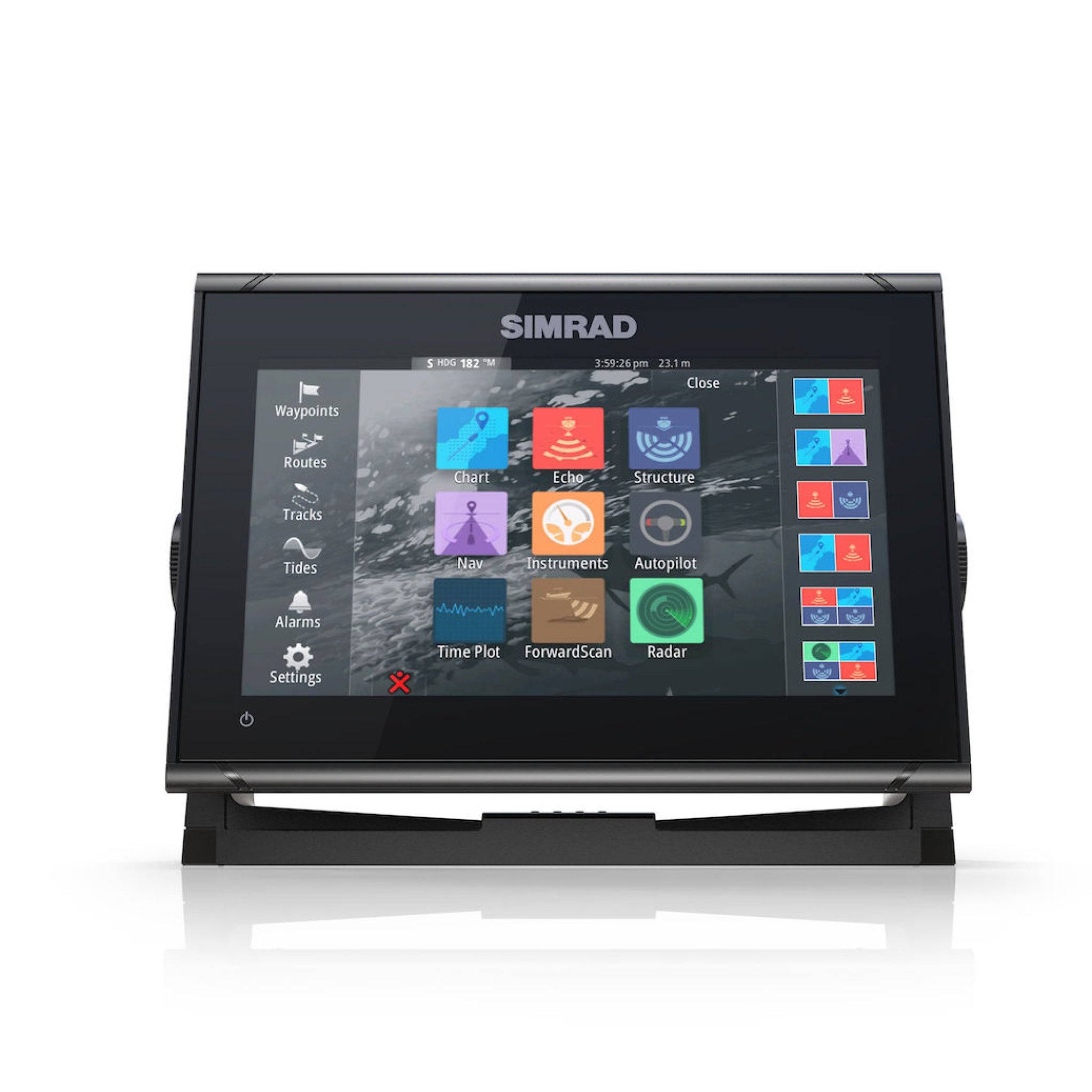 Simrad GO9 Simrad XSE med HDI givare