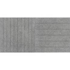 Troldtekt akustikplade Wall Deco V-line grå 60x60 cm