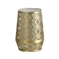 Fyrfadsstage, Duni, Anoush, 10cm, Ø7,5cm, guld - (4 stk.)