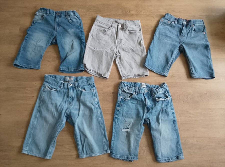 5 par jeansshorts stl 146-152