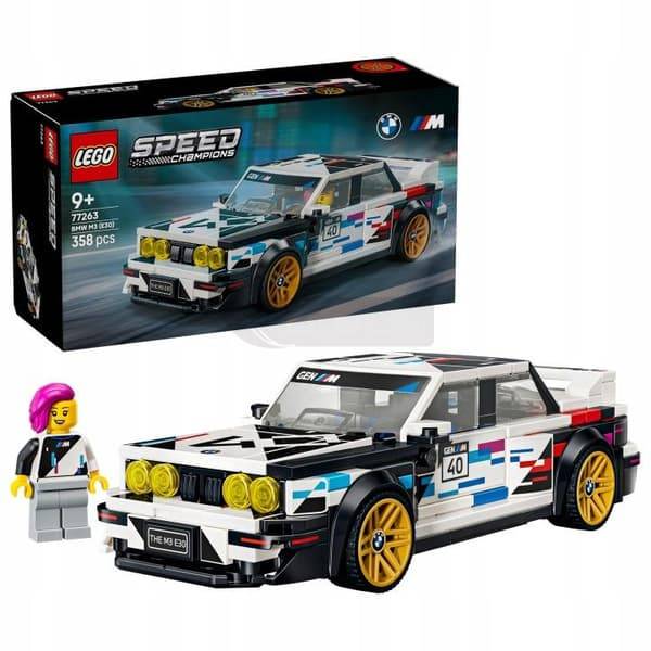 LEGO Speed Champions 77263 BMW M3 (E30), byggesæt 9+