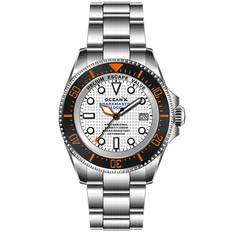 OceanX Sharkmaster 1000 SMS1087 - Herr - 44 mm - Analogt - Automatiskt - Safirglas - White (21 mm)