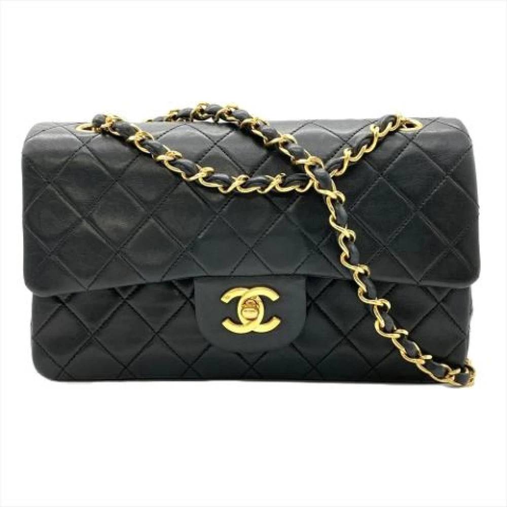 Chanel Vintage Pre-owned Vintage Skuldertaske - Vintage - Dame - Sort - ONE SIZE - Uld