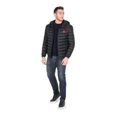 Hugo Boss, Jakke, Herre, Sort, XL, Uld, Dunjakke