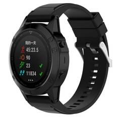 Garmin Fenix 3/Fenix 3 HR Armband i silikon, Svart
