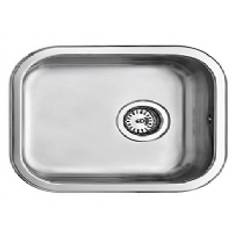 Uni køkkenvask 34x40 - køkkenvask 340x400 mm mat med strainer