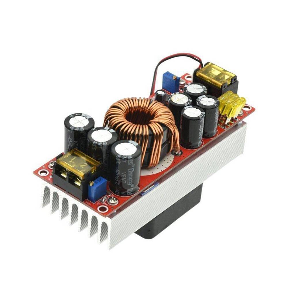 1800W 40A - Boost Converter Step Power Supply Module 10-60V to 12-90V Adjustable Voltage Charger
