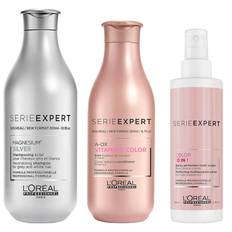 L'Oréal Professionnel Silver and Vitamino at Home Experts for Natural White/Grey Hair Bundle