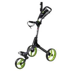 Cube Golf Push Trolley - Charcoal/Lime + FREE Gift Pack