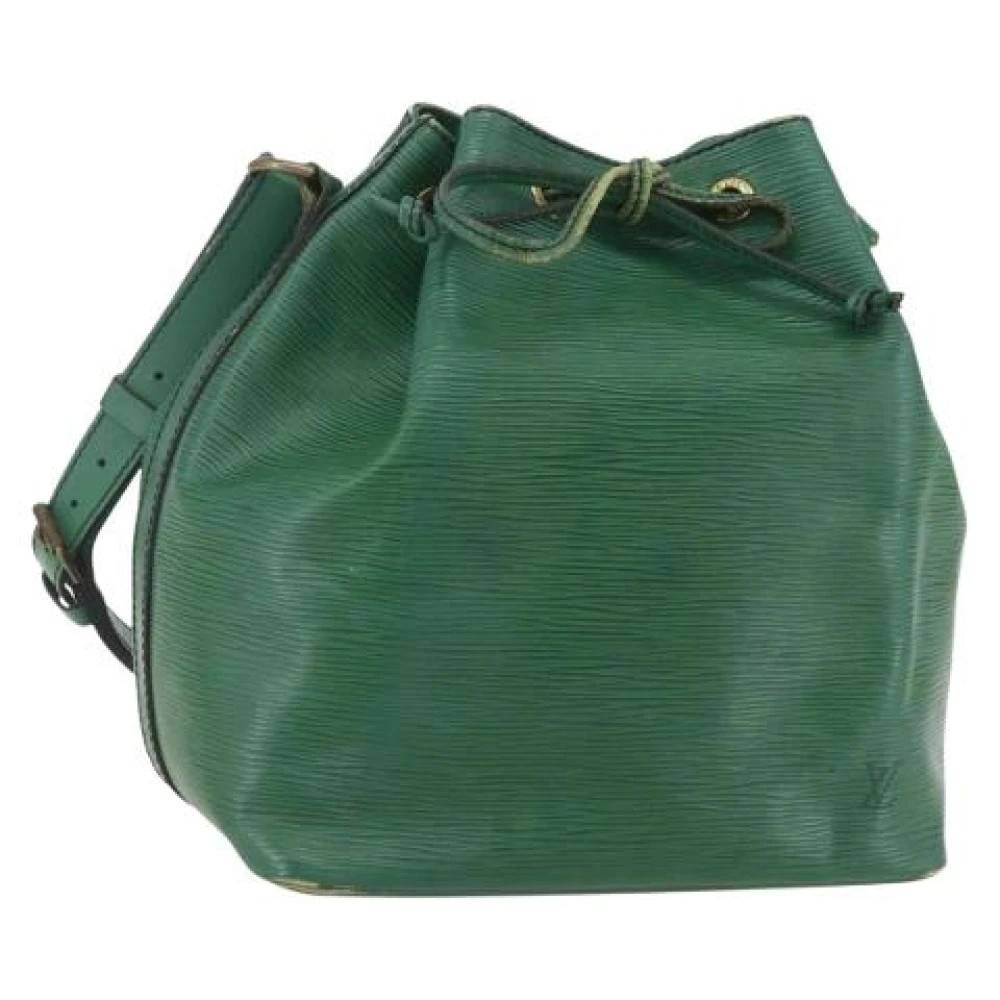 Louis Vuitton Vintage Pre-owned Bucket Bag - Vintage - Dame - Grøn - ONE SIZE - Læder