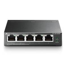 TP-Link TL-SG1005P nätverksswitchar Ohanterad Gigabit Ethernet (10/100/1000) Strömförsörjning via Ethernet (PoE) stöd Svart