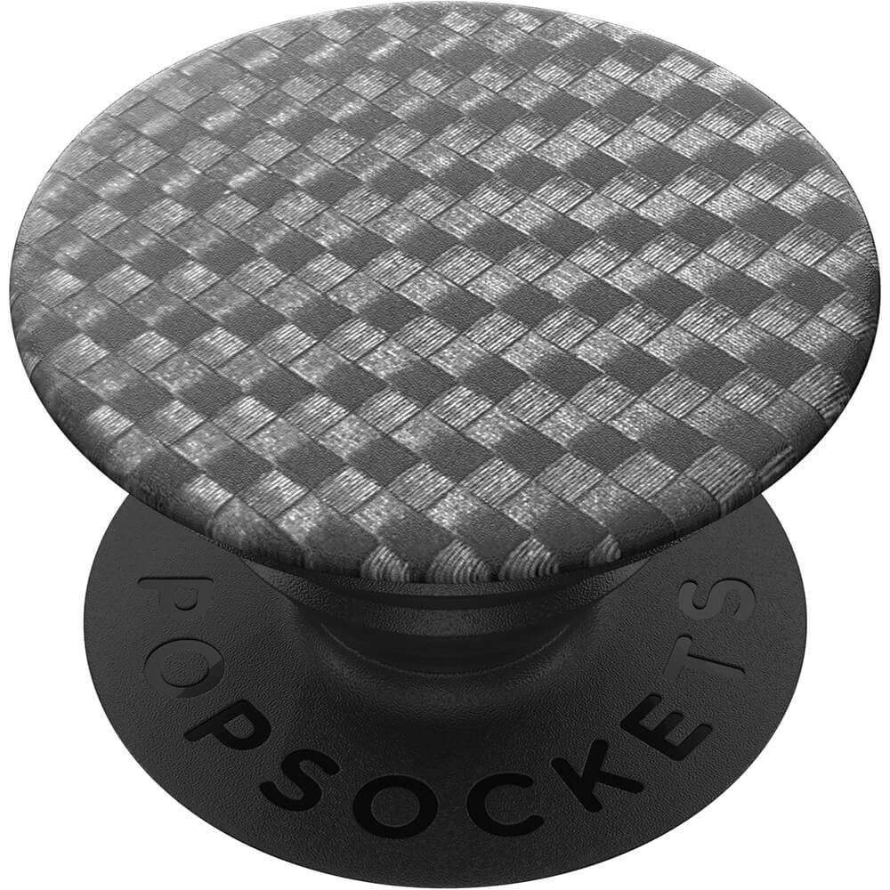 Avtagbart grip Popsockets Carbonite Weave