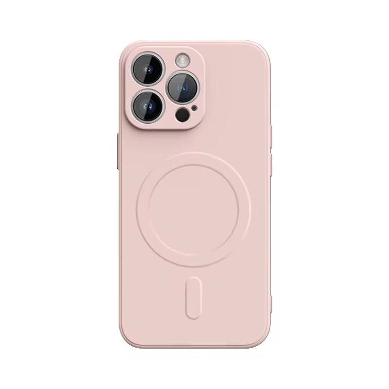 Rosa iPhone Magsafe-Skal Med Kamera Skydd - Rosa / iPhone 13 Mini