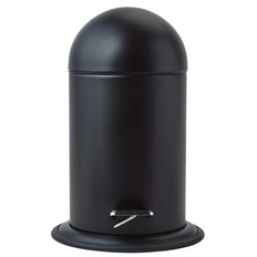 ONA Pedalspand i metal 3 liter H34 x Ø17-22 cm - Sort