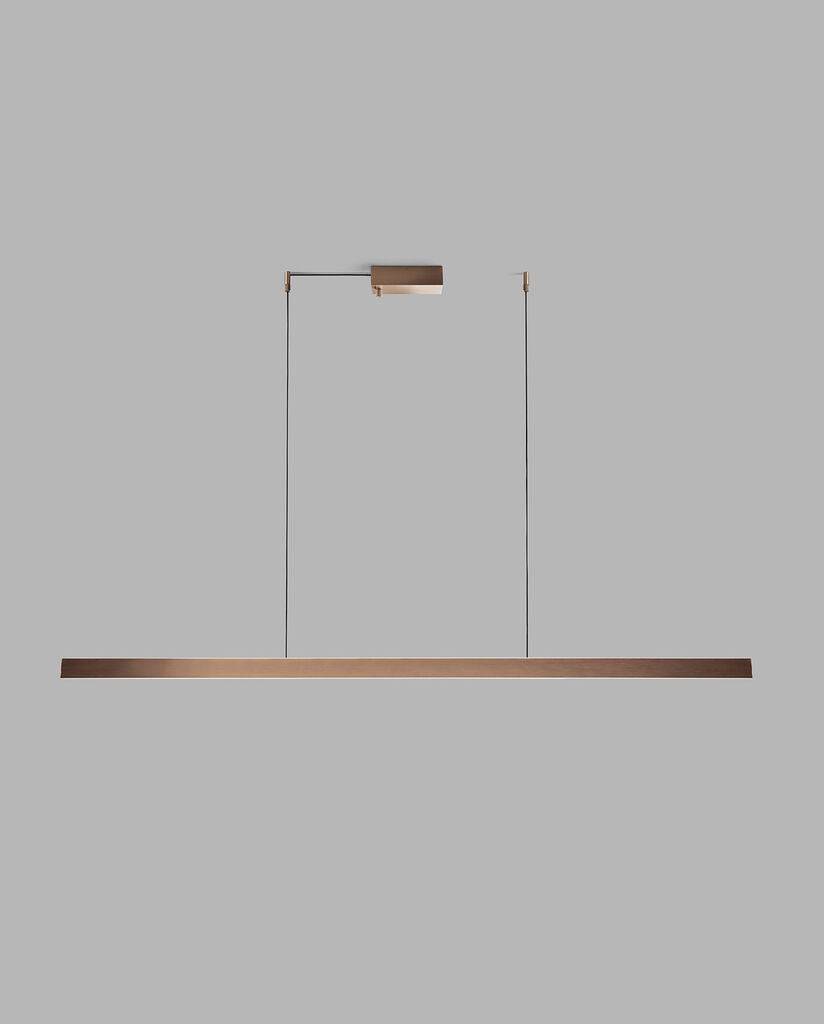 Edge Linear S2000 Rose Gold Switch Tune Langbordspendel - Light-Point - Hos Lampeagenten.