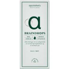 APOTEKETS BRAINDROPS OLIE (Bemærk dato) Kosttilskud 100 ml