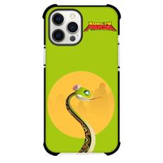 Kung Fu Panda Viper Phone Case For iPhone Samsung Galaxy Pixel OnePlus Vivo Xiaomi Asus Sony Motorola Nokia - Viper Side Portrait On Yellow Sun Background