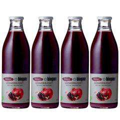 Biogan Granatæblesaft Ø | 4 x 1 ltr